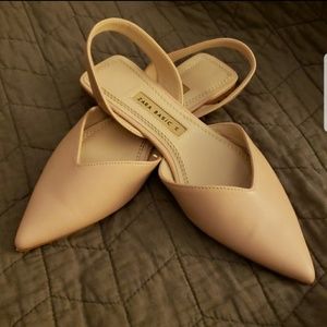 Zara Blush Flats